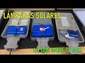 Lámparas solares. Lo que nadie te dice....