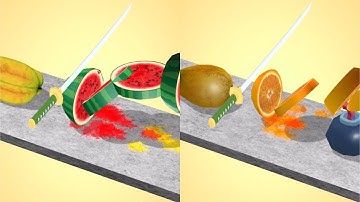 Fruit Slicer! Very Satisfying And Relaxing ASMR Slicing Game