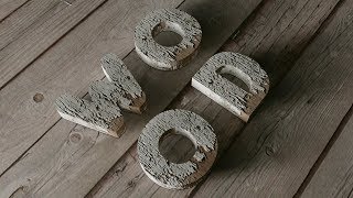 Cinema 4D Tutorial - Painted Wood 3D Text
