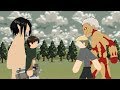 Eren Vs Reiner Stick Fight!!