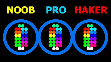 NOOB vs PRO vs HAKER - The Team Marble Race in Algodoo