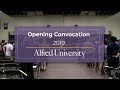 Alfred University Opening Convocation 2019