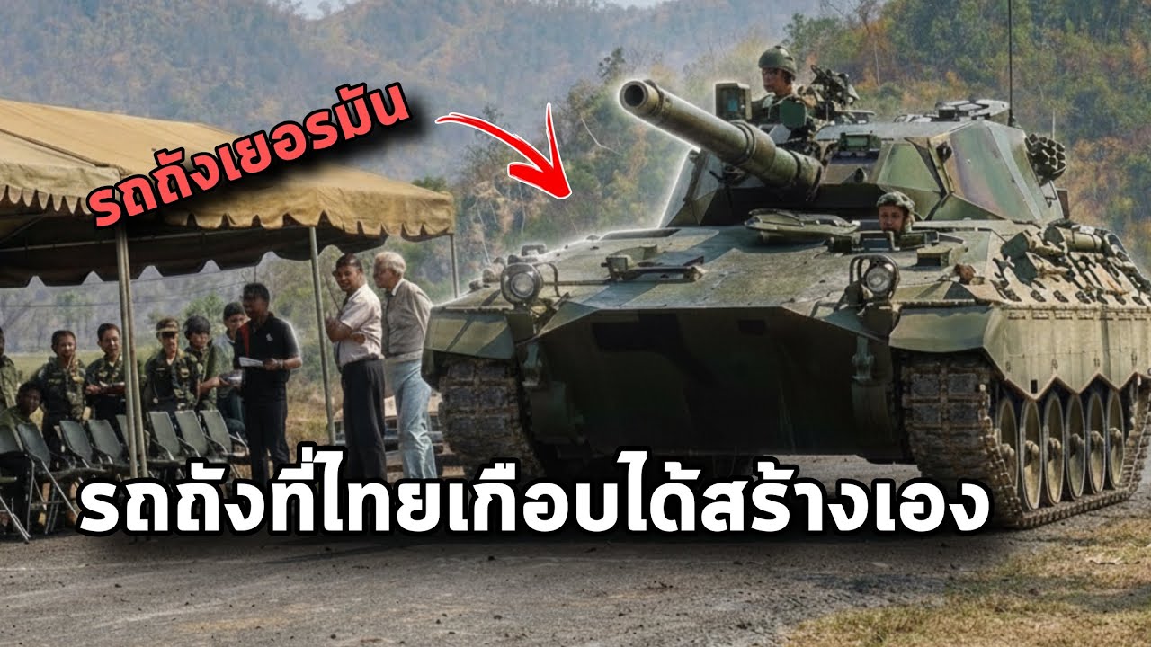 Th301 TH-301 รถถังเยอรมันที่เกือบได้ผลิตในไทย - YouTube