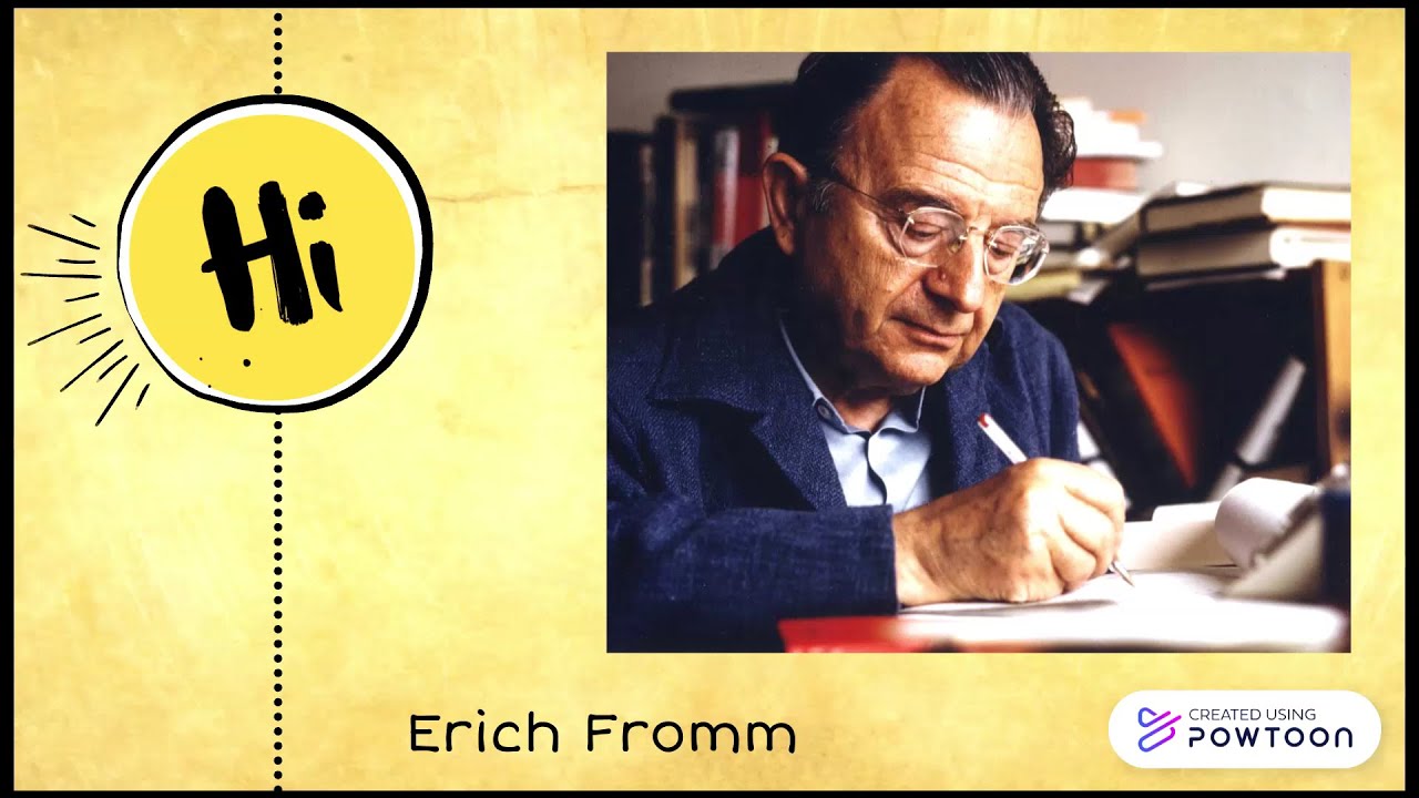 Erich Fromm : Psikoanalisis Humanistik - YouTube