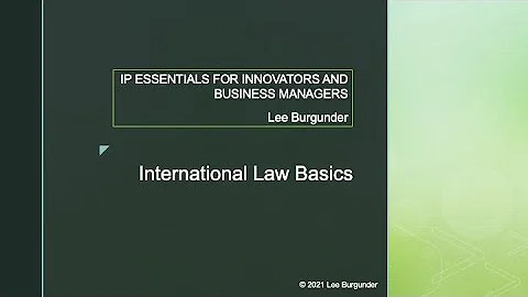 International Law Basics