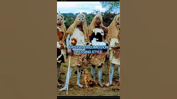 Culture Africa Kipsigis Circumcision Dressing Style 