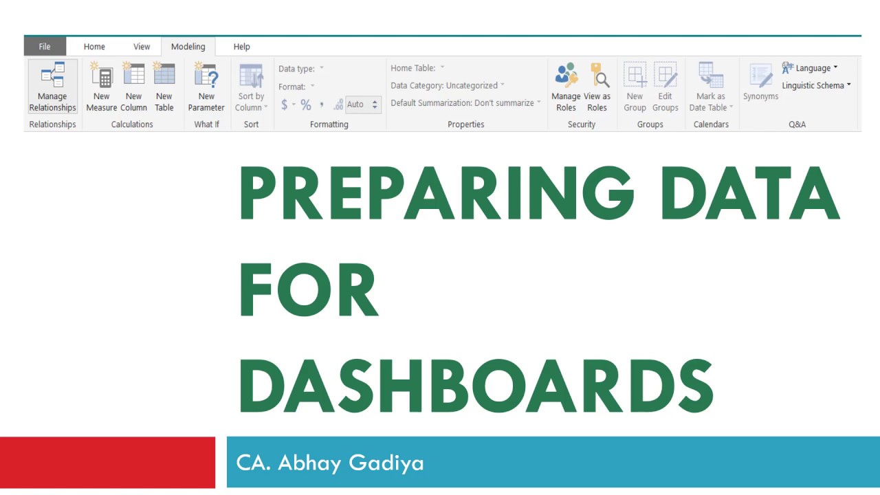 19 Power BI Desktop How To Define Data Types For Various Columns Inside Power BI YouTube