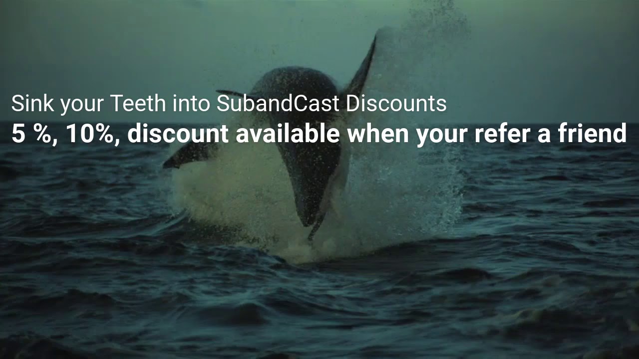 SubandCast Spearfishing experts Referral Rewards YouTube