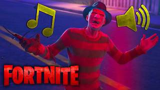 All Freddy Krueger Boss Voice Lines, Music, Sound Effects | Fortnite Fortnitemares 2026