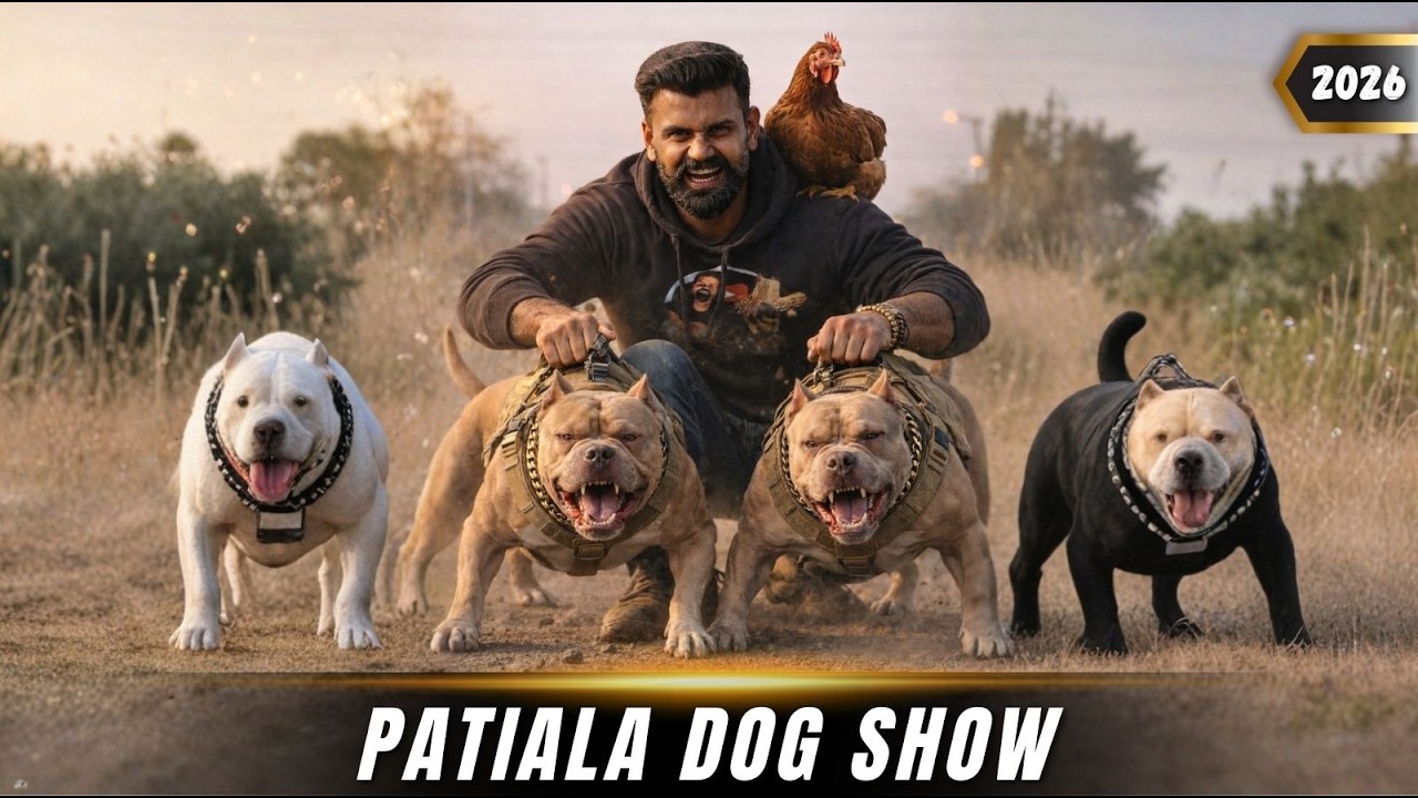 Bully met XXL Bully👹in Patiala Dog show 2026 🐶🏆