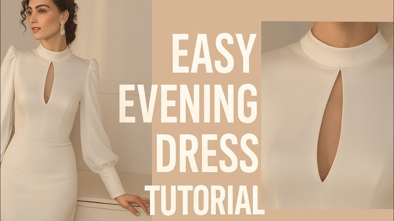 ✨ How to Sew a Stunning Evening Dress Step by Step for Beginners ✂️ Princess Cut & Mermaid 💃