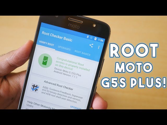 How To Root Moto G5S Plus! Easy To Follow Guide! - Youtube