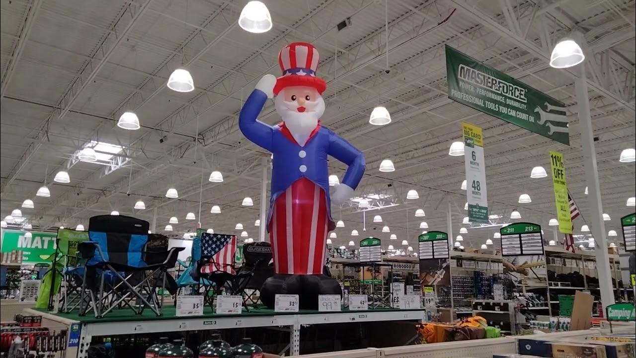 Menards 2023 4th Of July Inflatable Display Decorations Walkthrough
