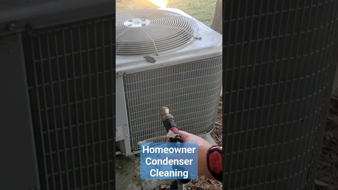 DIY Ers Stop Taking Your Fan Tops Off To Clean Condenser Coils Hvac Diy Hacks Cleaning