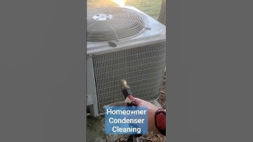 Thumbnail of DIY'ers stop taking your fan tops off to clean condenser coils! #hvac #diy #hacks #cleaning