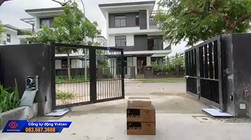 Giải pháp cho cổng 4 cánh cho Liền kề Biệt thự || Motor âm sàn Vulcan 24V ||SieuthiCuatudong.com