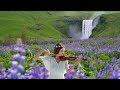 Iceland 4k 😌 Scenic Relaxation Film with Heavenly Music 😌 Violin, Cello & Piano