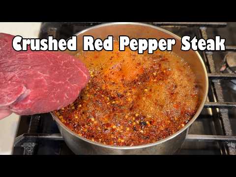 Steak Boiled in Crushed Red Pepper Flakes