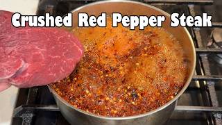 Steak Boiled in Crushed Red Pepper Flakes