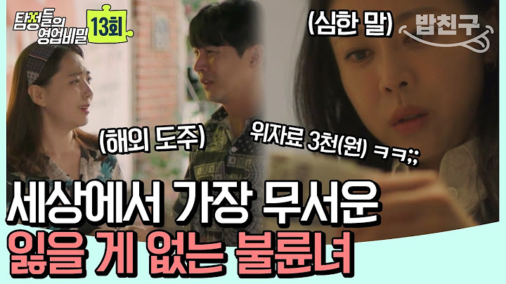 [#밥친구] 내 남편의 아이를 임신한 상간녀😡 심지어 해외 도주까지?! 끝까지 쫓는 의뢰인 | 탐정들의 영업비밀 13회