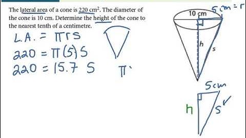 Lesson 1.4 Part 2 :  Surface Areas of Right Pyramids and Right Cones
