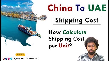 How to calculate shipping cost per unit|Shipping from china to UAE | Start selling on Amazon in UAE.