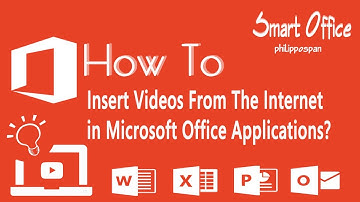 How To Insert Videos From The Internet in Microsoft Office Applications?