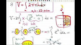 7.3 Shell Method: (SHIFT)  y=9-x^2 about x=3
