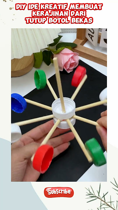 DIY IDE KREATIF MEMBUAT KERAJINAN DARI TUTUP BOTOL BEKAS #shorts #diy