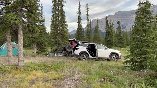 Scenic View from Our Backcountry Camp Spot | TransAlta Trail, Ghost River Valley