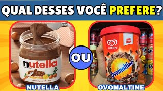 Você trocaria essa comida pela proxima? #quiz #fypage #quiztime #fy