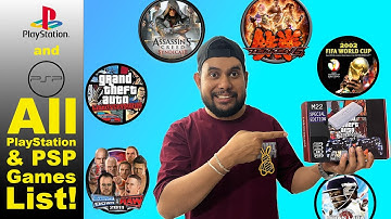 All PlayStation & PSP Games on Gaming Stick M22 Special Edition | Full Game List!