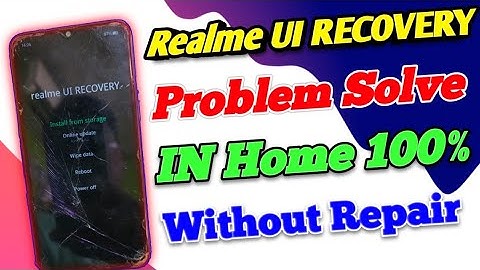 Realme UI RECOVERY Problem Solve Ho Gaya 😱😱😱