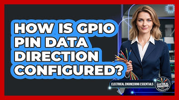 How Is GPIO Pin Data Direction Configured?