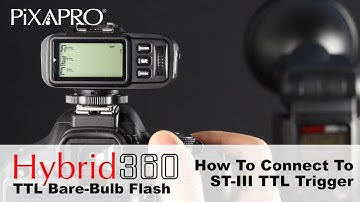 How to Sync your PiXAPRO ST-III TTL Trigger With Your PiXAPRO HyBRID360 TTL Portable Flash