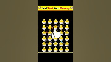 Memory Test🤯 || Find The Odd Emoji Out || Emoji Puzzle Quiz || part 5|| #shorts