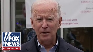 Biden discusses his debate comments on the oil industry during presser