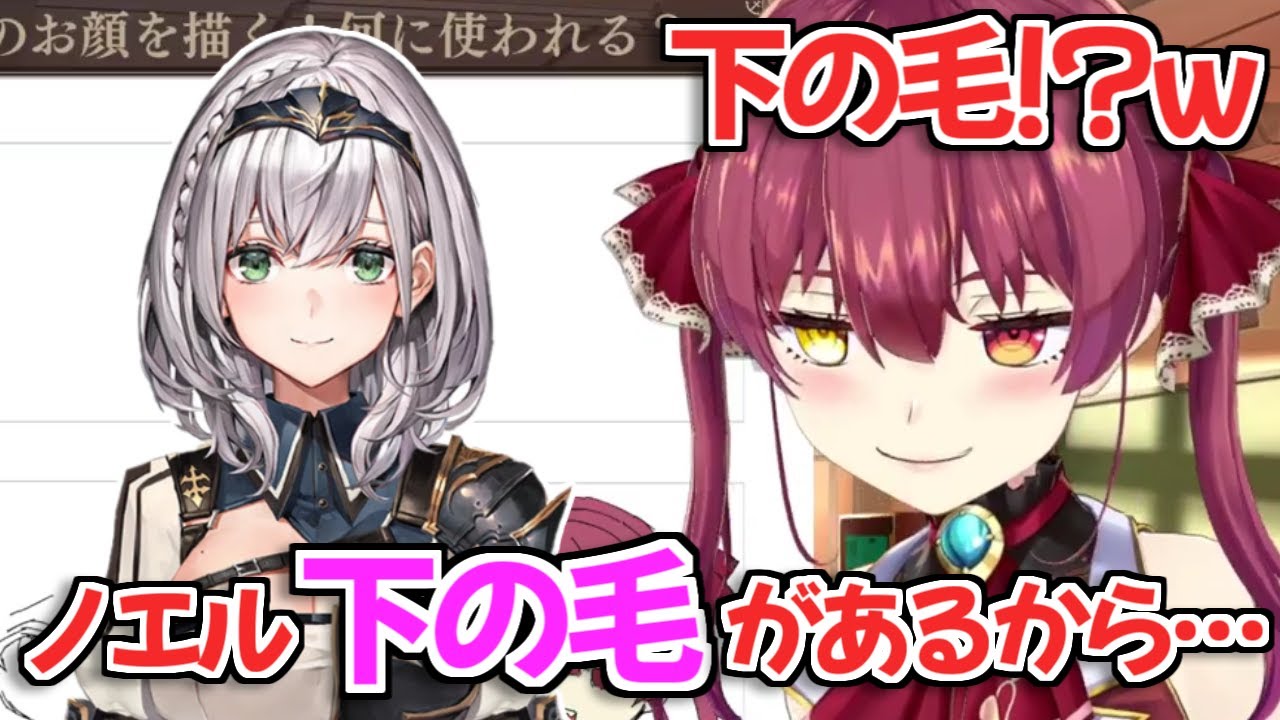 【ホロライブ切り抜き】マリン船長『ノエル下の毛があるから…』【宝鐘マリン 白銀ノエル】