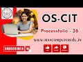 OS-CIT Processfolio - 36 (OS-CIT ପ୍ରକ୍ରିୟାଫୋଲିଓ - 36)