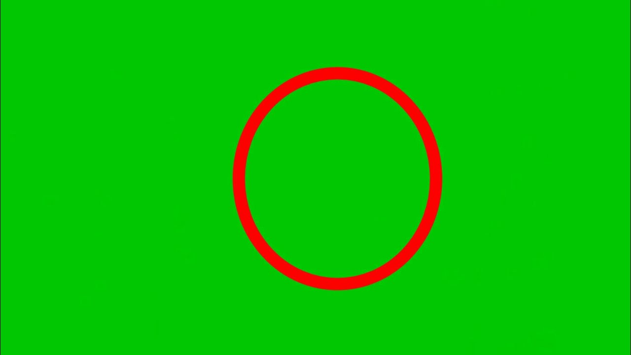 GREEN SCREEN 9 animations effects of Red Circle√ || Red Rings chroma key  animation effects - YouTube