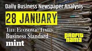 28 January 2023 - Economic Times + Business Standard + Mint Newspaper- Daily Business News Analysis screenshot 3