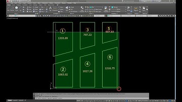 Area and dimensions for all plots at once in AutoCAD (Using Lisp)