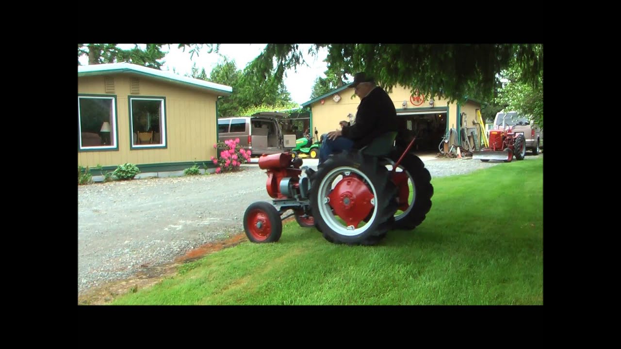 Gibson 1947 Model D Garden Tractor Youtube