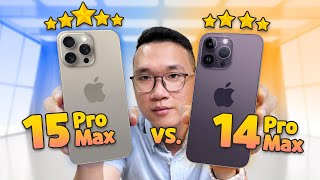 So sánh chi tiết iPhone 15 Pro Max và iPhone 14 Pro Max: 5 khác biệt quan trọng ở đây!