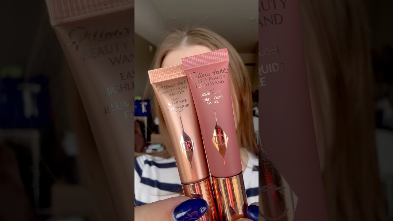 Guys the way how the Charlotte Tilbury👑   highlighting and blush wands works so well on me🌸🎀💕✨