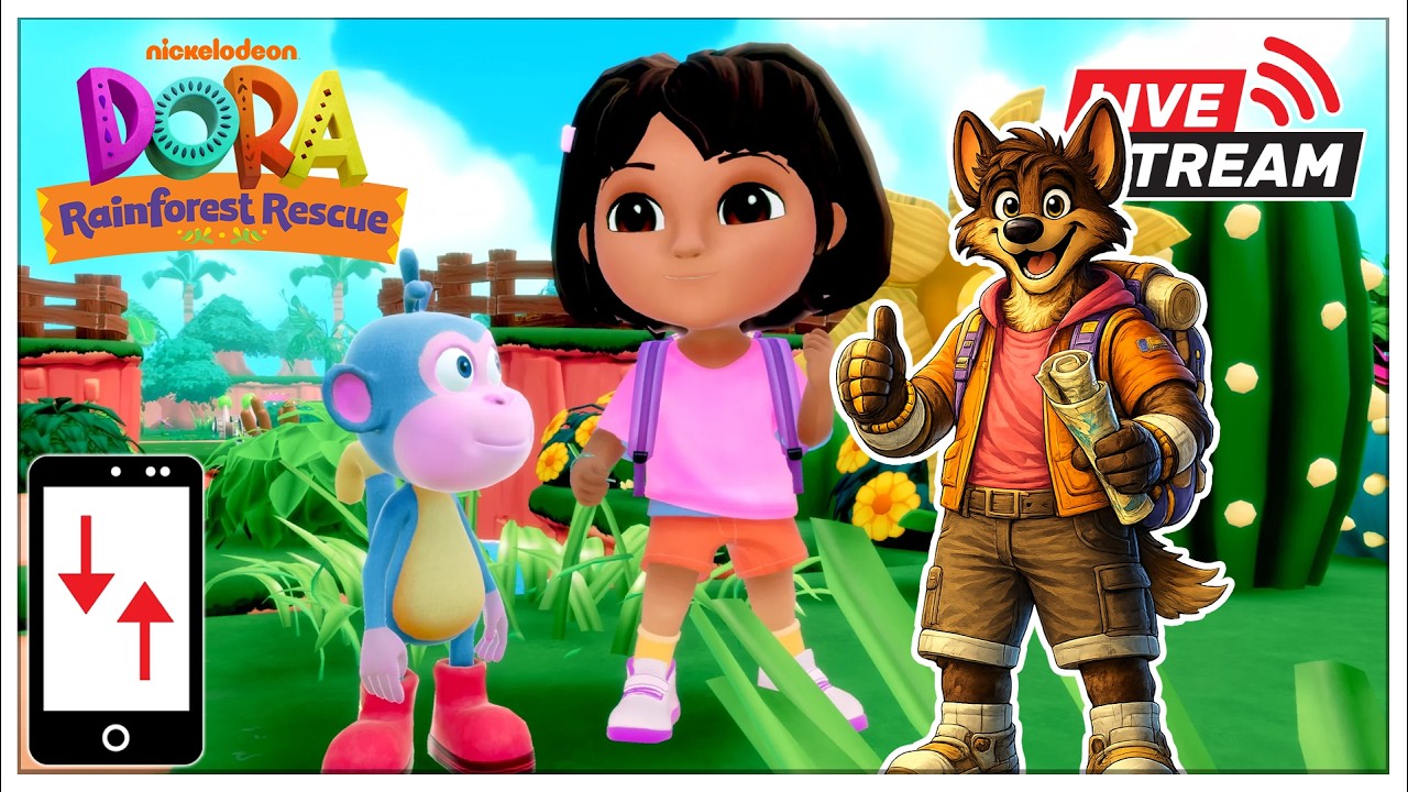 🔴 I'm Going on a Dora Adventure | Dora Rainforest Rescue Gameplay
