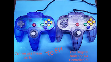 nintendo 64 controller rebuild with knock off controller Parts