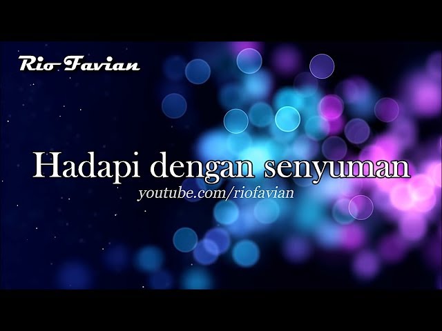 Hadapi Dengan Senyuman - Dewa 19 |【KARAOKE VERSION】1080p HD class=