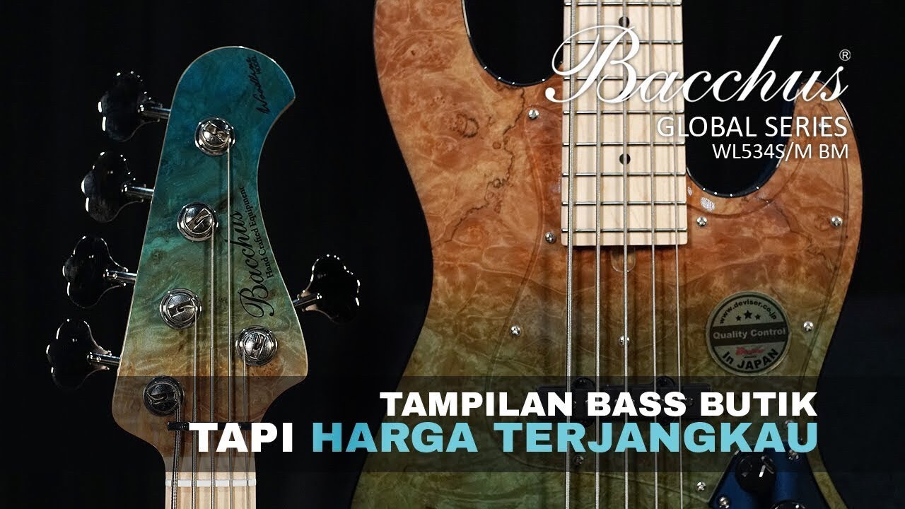 Tampilan Bass Butik, TAPI HARGA TERJANGKAU - Bacchus Global Series