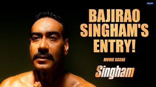 Ajay Devgn Entry | Singham | Movie Scene | Kajal Aggarwal, Prakash Raj | Rohit Shetty